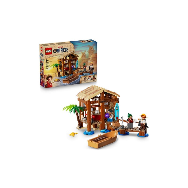 Lego One Piece Cabaña Del Pueblo Molino