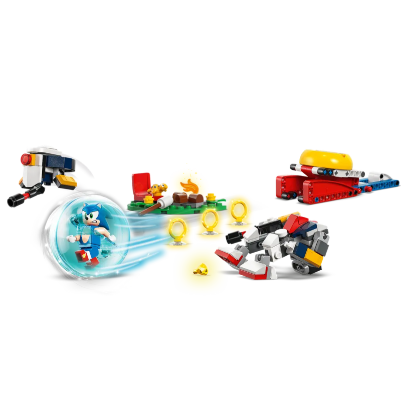 LEGO Batalla De Sonic En La Hoguera
