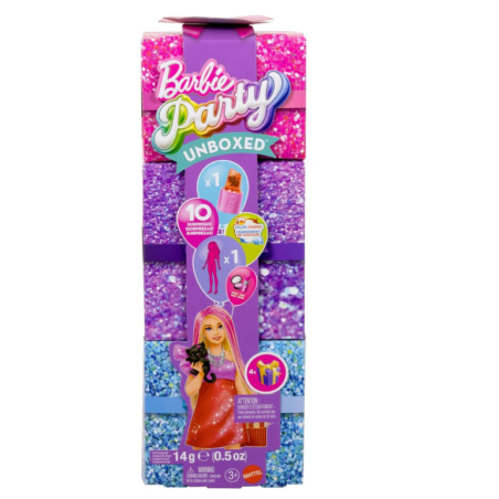 Barbie Party Unboxed Rojo De Mattel
