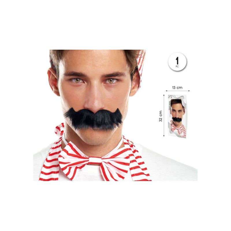 Bigote Negro 1 Unid