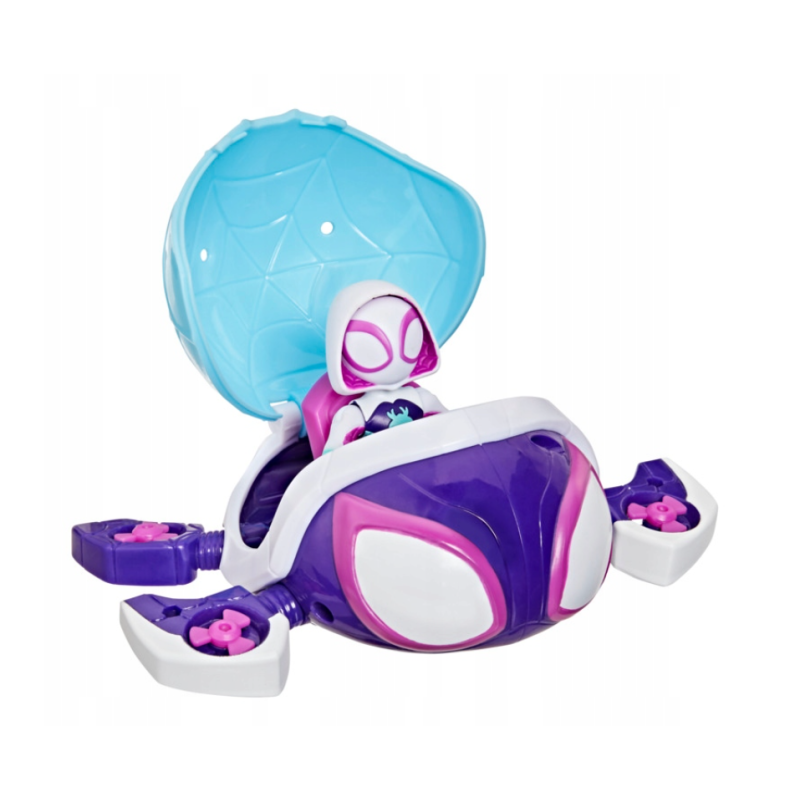 Spidey Waterwebs Figura Y Vehículo Ghost