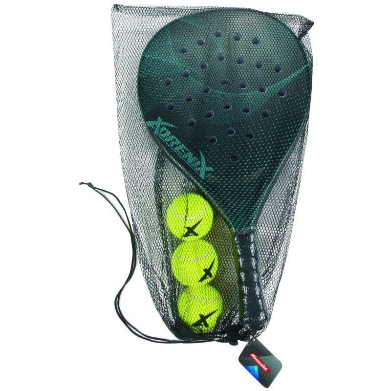 Set Raqueta Padel Con 3 Pelotas