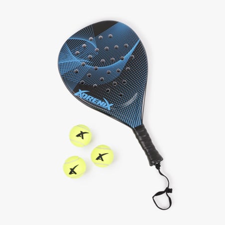 Set Raqueta Padel Con 3 Pelotas