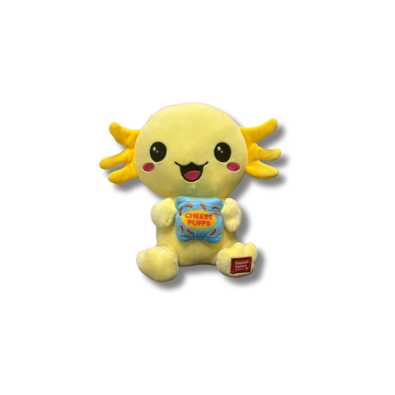 Peluche Ajolote Kawaii Snacks Surtido