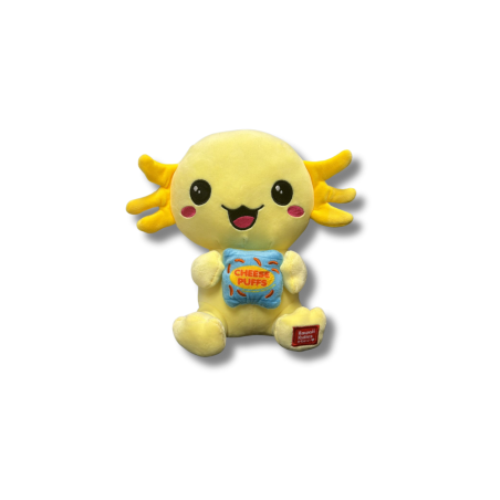 Peluche Ajolote Kawaii Snacks Surtido