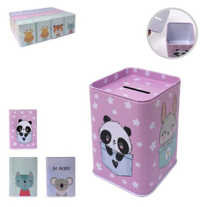Hucha Metal Animales Surtido