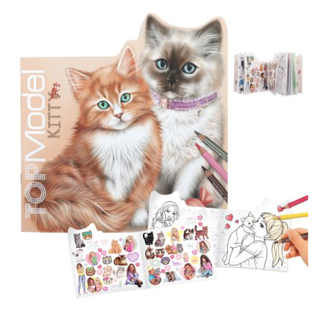 TOP Model Kitty Libro Para Colorear