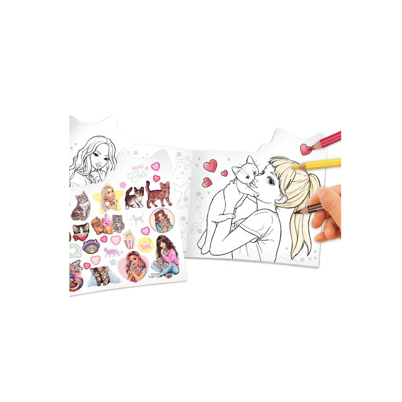 TOP Model Kitty Libro Para Colorear