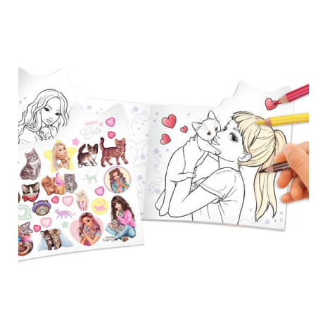 TOP Model Kitty Libro Para Colorear