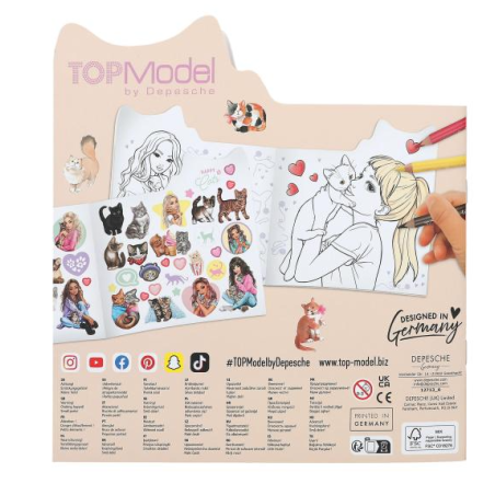 TOP Model Kitty Libro Para Colorear