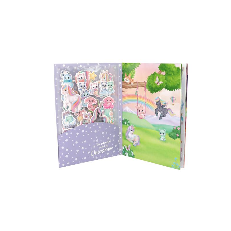 Ylvi Libro Con Pegatinas En Relieve Puffy