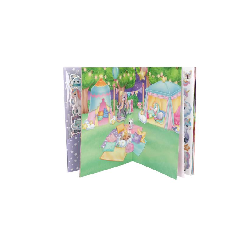 Ylvi Libro Con Pegatinas En Relieve Puffy