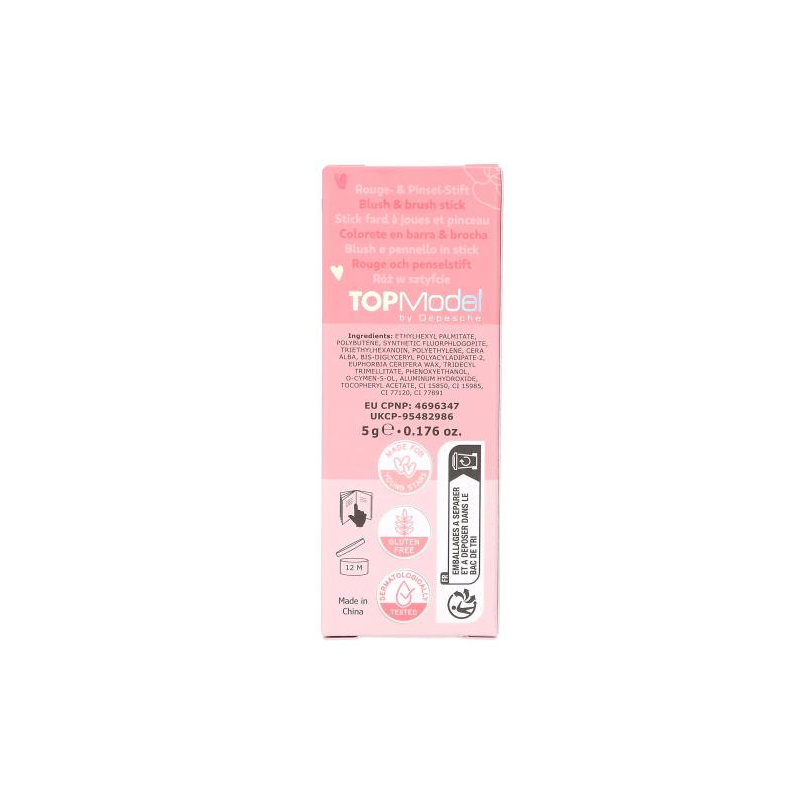 TOP Model Colorete En Barra Y Brocha Beauty & Me Surtido