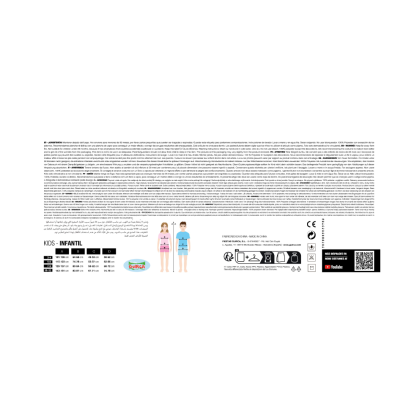 Disfraz Bandido Con Capa Talla 10-12 Años