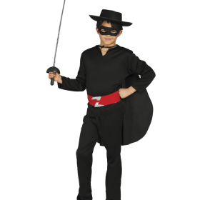 Disfraz Bandido Con Capa Talla 5-6 Años De Guirca 2