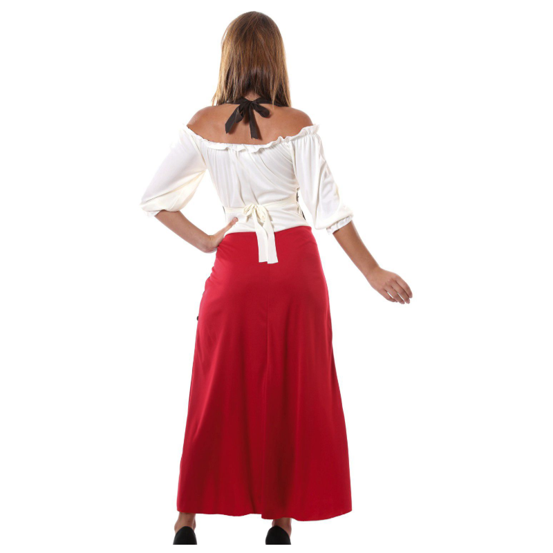 Disfraz Tabernera Adulta Falda Roja Talla 44-46 (XL)