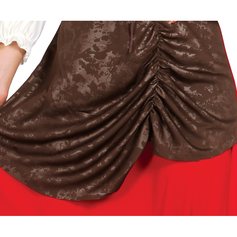 Disfraz Tabernera Adulta Falda Roja Talla 44-46 (XL)