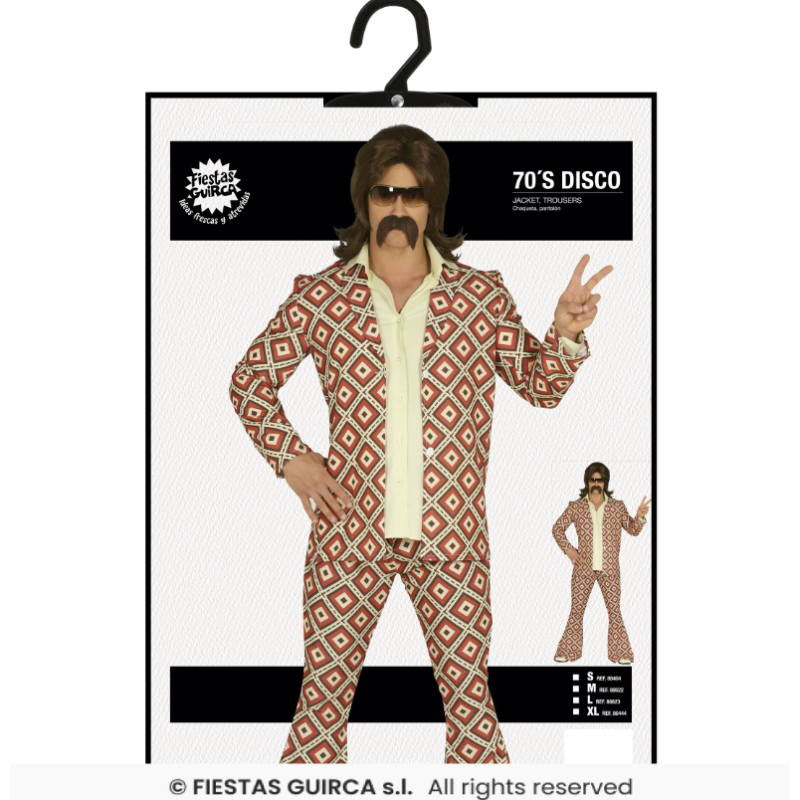 Disfraz Años 70 Adulto Talla 46-48 (S)