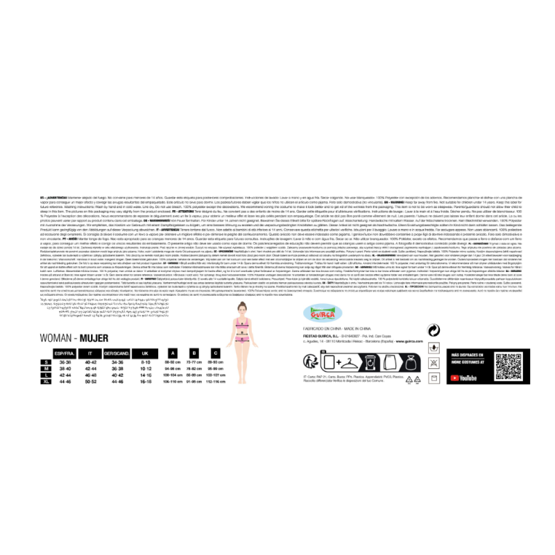 Disfraz Arquera Adulta Talla 42-44 (L)