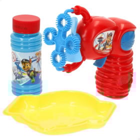 Pistola Pompas Patrulla Canina Con Bote 2