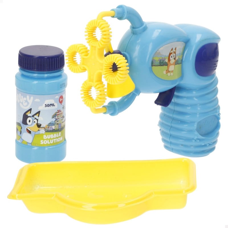 Pistola Pompas Bluey Con Bote 50ml