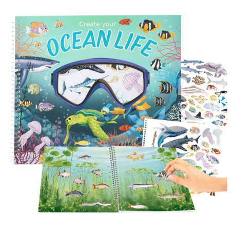 Cuaderno De Pegatinas Create Your Ocean Life