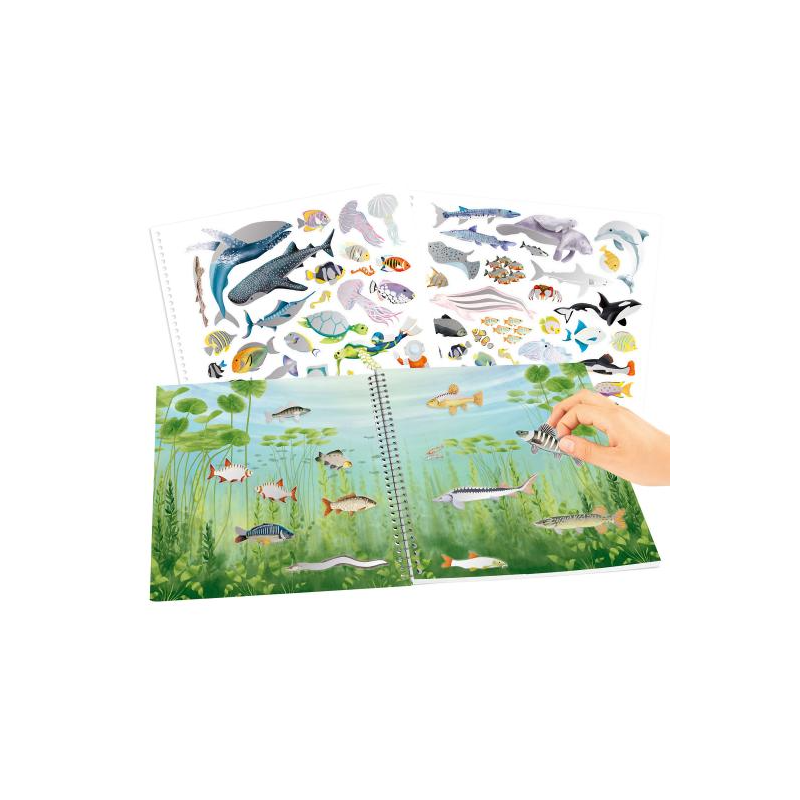 Cuaderno De Pegatinas Create Your Ocean Life