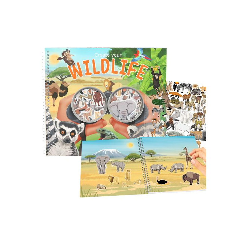 Cuaderno De Pegatinas Create Your Wild Life