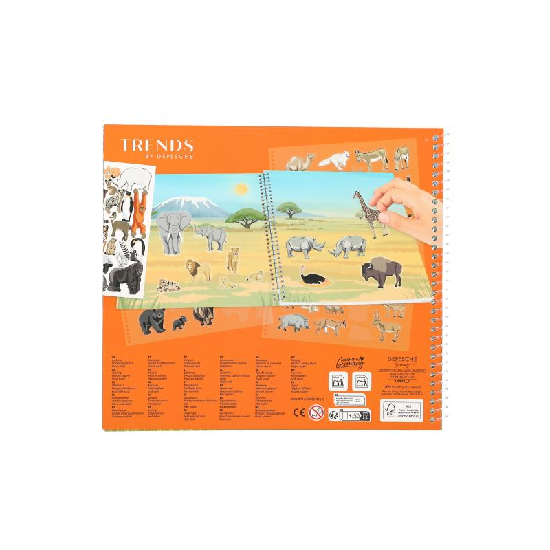Cuaderno De Pegatinas Create Your Wild Life