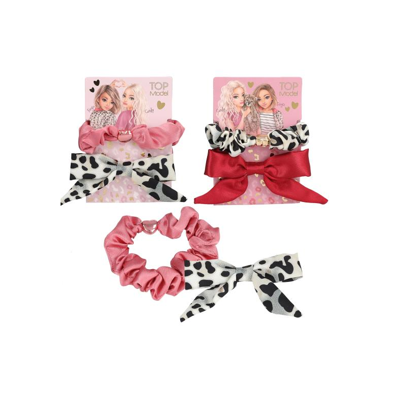 TOP Model Set Pinza Para Pelo Y Coletero Leoheart Surtido