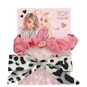 TOP Model Set Pinza Para Pelo Y Coletero Leoheart Surtido