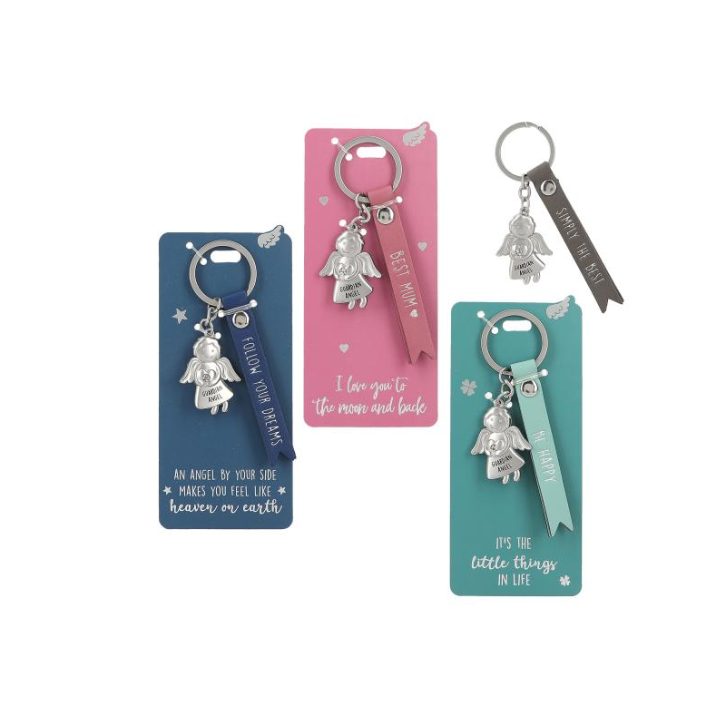 Ángel De La Guarda Llavero Con Correa Surtido