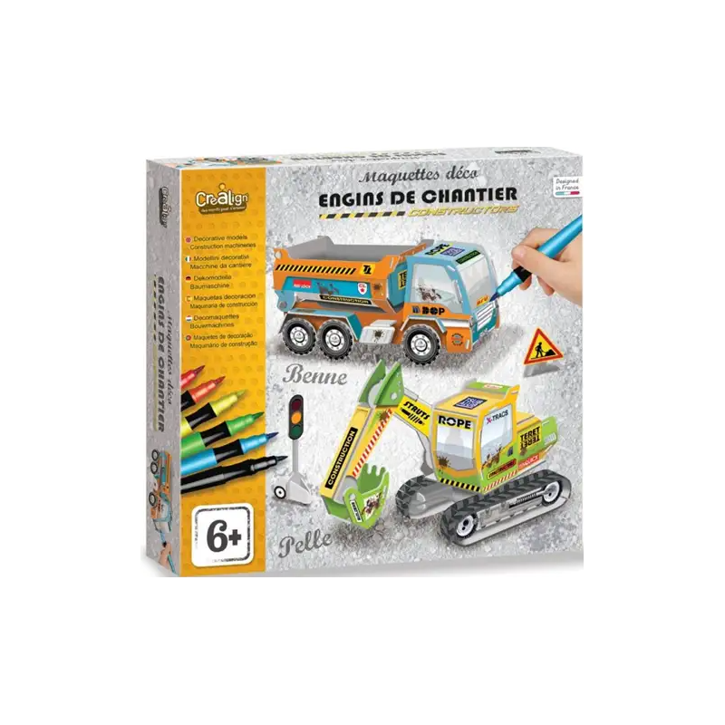 Set Creativo Maquinaria De Construcción