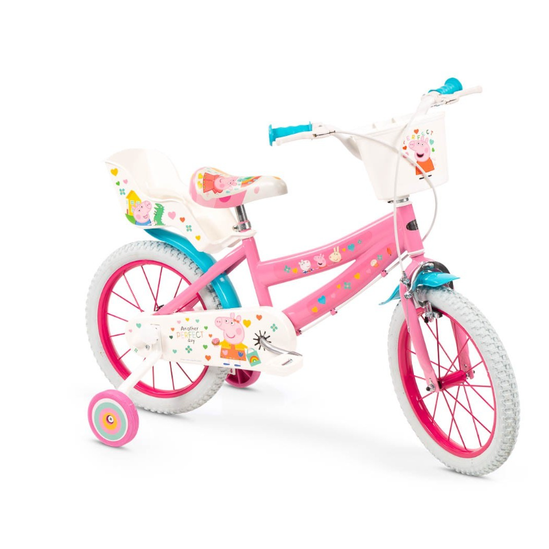 Bicicleta 16" Peppa Pig Rosa De Toimsa