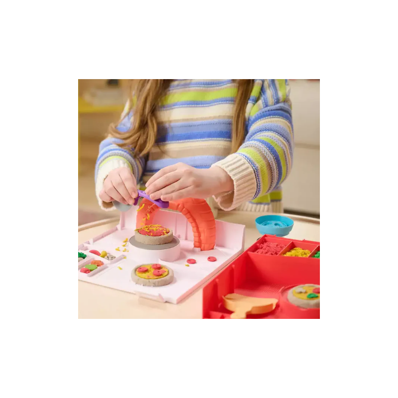Kinetic Sand Squish Pizza Kit Creativo