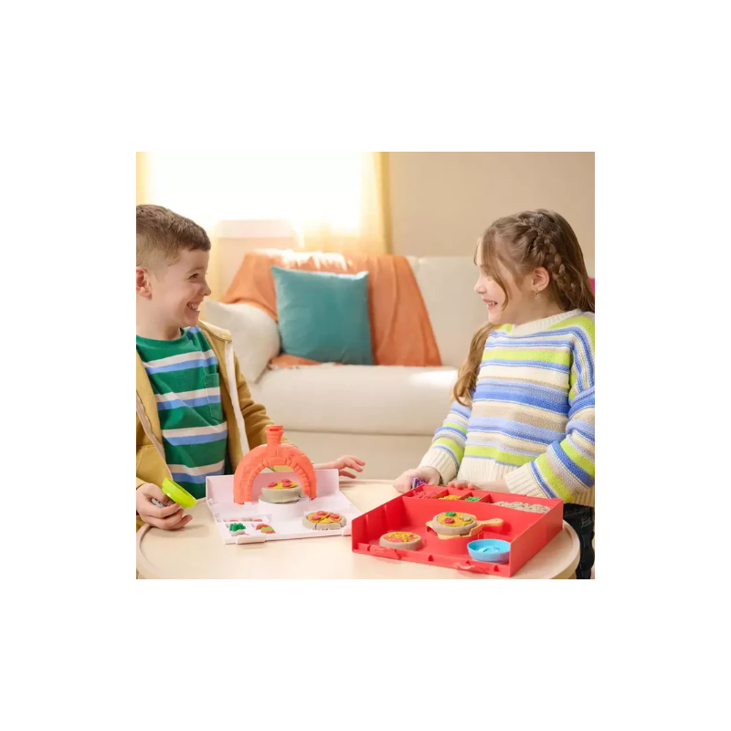 Kinetic Sand Squish Pizza Kit Creativo