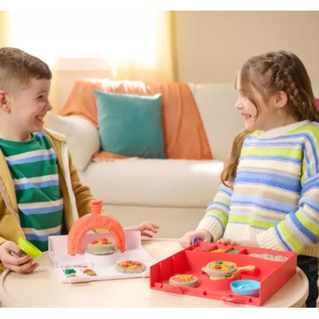 Kinetic Sand Squish Pizza Kit Creativo