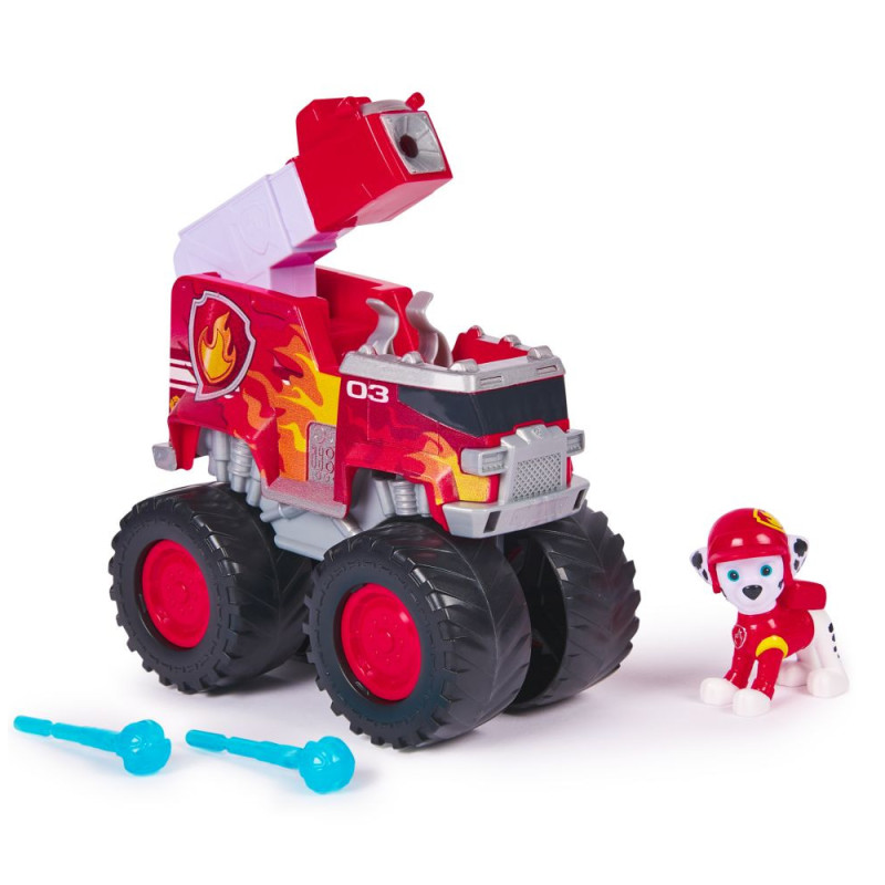 Patrulla Canina Rescue Wheels Camión De Bomberos Con Marshall