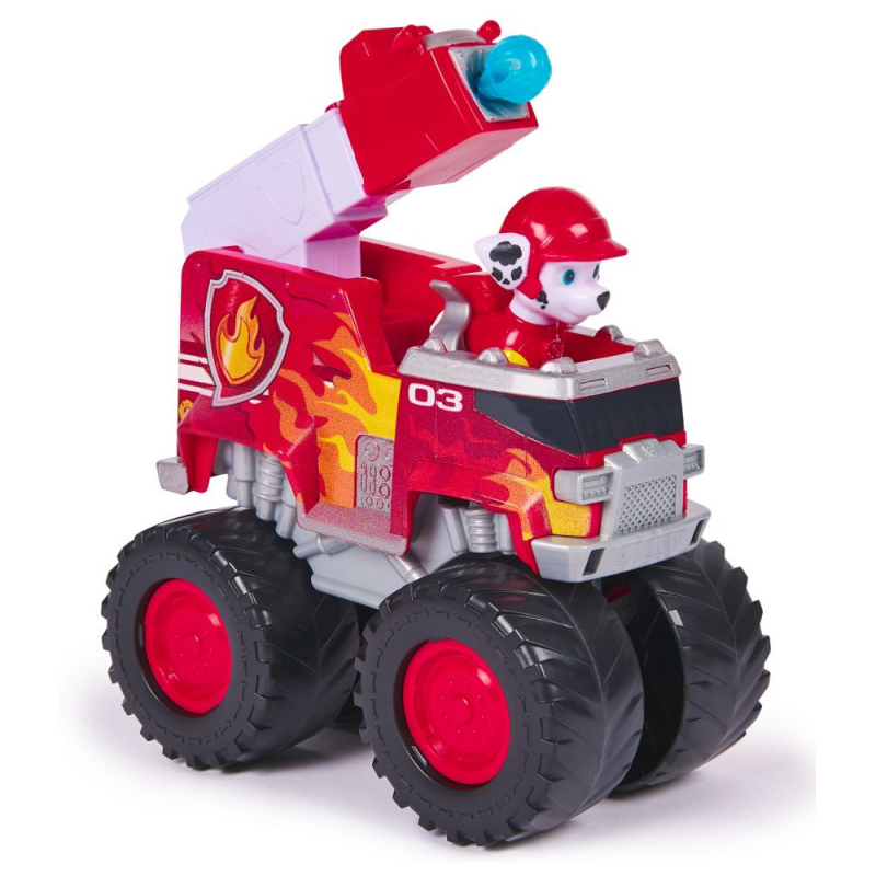 Patrulla Canina Rescue Wheels Camión De Bomberos Con Marshall