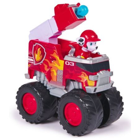 Patrulla Canina Rescue Wheels Camión De Bomberos Con Marshall