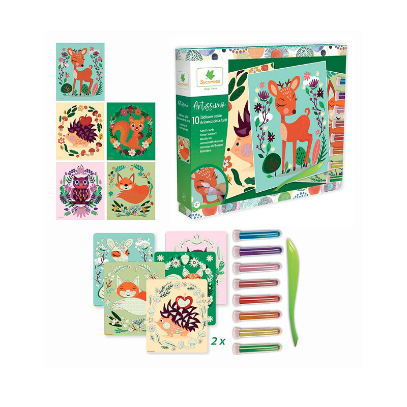 Artissimo Animales del Bosque con Arena Sycomore