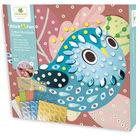 Stick’n Fun Maxi Mosaicos de Pájaros Sycomore