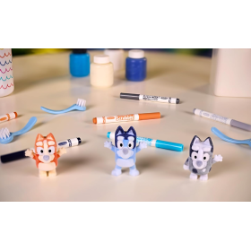 Washimals Bluey Set Figuras Lavables De Crayola 2