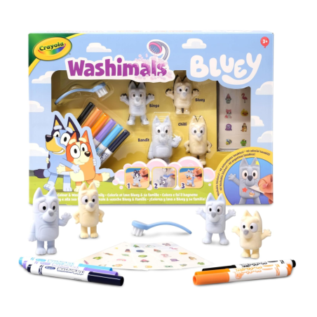 Washimals Bluey Set Figuras Lavables De Crayola