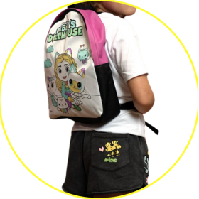 Mochila Para Colorear La Casa De Muñecas De Gabby 2