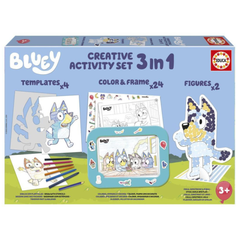 Educa Set Creativo 3 en 1 Bluey