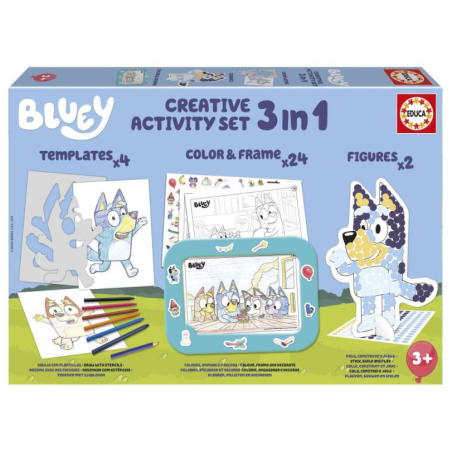 Educa Set Creativo 3 en 1 Bluey