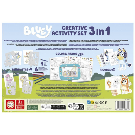 Educa Set Creativo 3 en 1 Bluey
