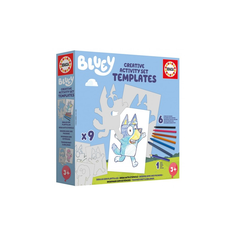 Bluey Set Plantillas Creativas