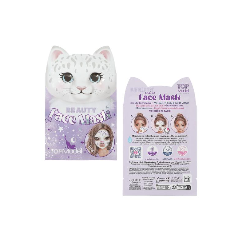 TOP Model Mascarilla Facial Animal Beauty And Me Surtido